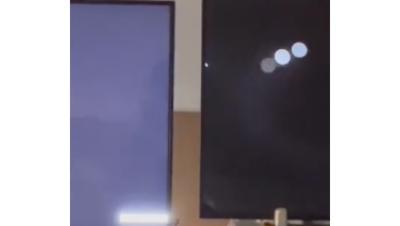 Local dimming display comparison test