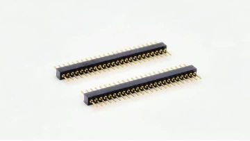 1.27mm Pitch Machined Pin header Connector Straight H2.2mm 1*24P