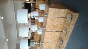 Floor lamps fabric shade 4