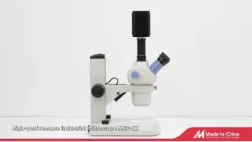 Trinocular Microscope Continuous Zoom Ratio 1: 4.5 Large Field of View Eyepiece1