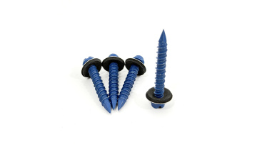 Blue Concrete Screws - Hex Head