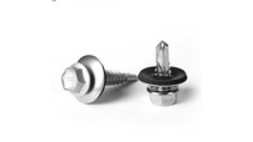Factory Sale Self-Drilling Screws with Rubber Washers - 8 x 1/2 Wafer Head1