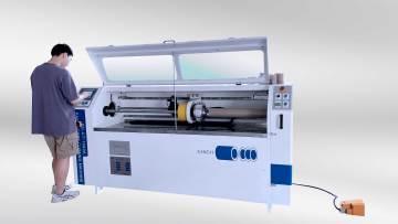 1600mm Automatic Core Cutter Machine Operation
