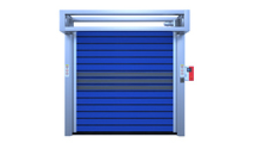 Anti-Wind And Anti-Theft Blue Curtain Spiral Roller Shutter High Great Quality Speed Door1