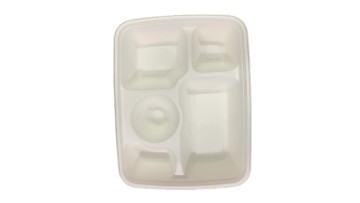 uyt035 5 Compartment lunch tray