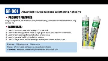 801（catridge）silicone sealant