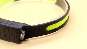 COB LED Induction Riding Headlamp 1200mAh USB Rechargeable Hunting Flashlight Work Light 6 Modes Head Lamp Torch1