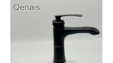 ORB Black Brass Basin Faucet Deck Mounted Faucet