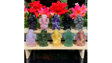 Wholesale Natural Stone Crystal Carved Custom Crystal Ganesha1