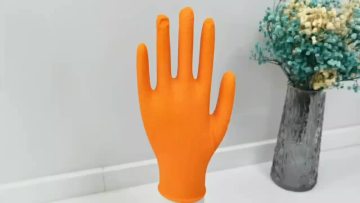 Household Safety Raised Grip Pattern Latex Gloves Black Diamond Texture Diamond pattern Gloves1