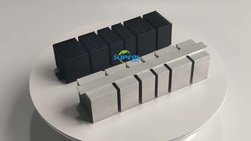 Alloy steel LED heatsinks