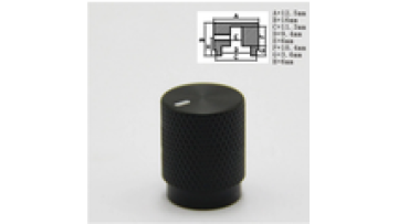 Oem Custom Cnc Machining Turning Metal Stainless Steel Aluminum Audio Amplifier Rotary Knurled Volume Control Knob1