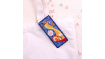 Embroidery Keychain Custom Logo Embroidery Key Chain for Promotional Gift Jet Tag Custom Fabric Keychains Jet Tag Name Tag1