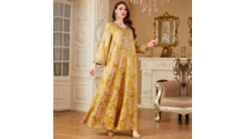 2025 New Eid Muslim Dress for Women V-neck Jalabiya Party Dress Arab Long Robe Morocco Kaftan Embroidery Luxury Abaya1