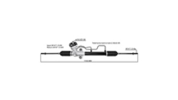 High Quality Car Steering rack parts for hyundai accent 5771025010 57710-25010 Steering Gears1