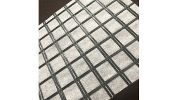 Fiberglass Geogrid Composite With Nonwoven Geotextile