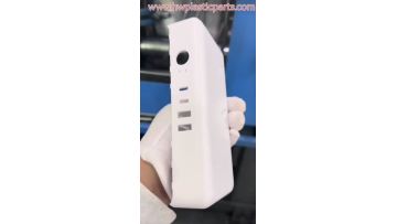 Injection molded plastic shells for household appliances