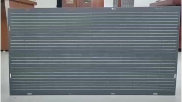 Easy to clean flexible solar panels