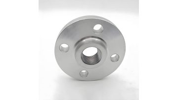 Stainless steel industrial threaded flange