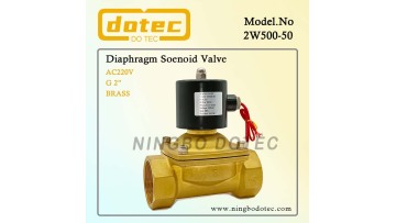2W500-50 brass solenoid valve