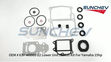 63V-W0001-22 Lower Unit Gasket Kit