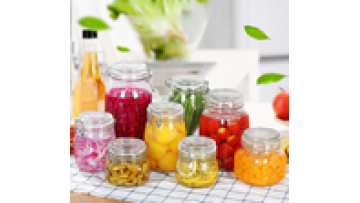 Stainless Steel Buckle Buckle Household Storage Glass Sealed Storage Tank Food Grade Grain Glass Storage Tank1