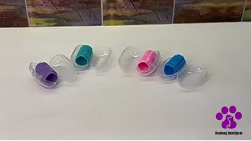 Pet finger toothbrush