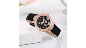 Popular Women's Quartz Watch: Fashionable Minimalist Butterfly Digital Watch for Students1