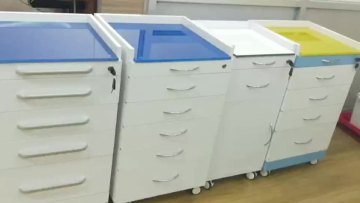 Diaphanous With Drawers Clinic Mobile Dental Office Cabinet Design1
