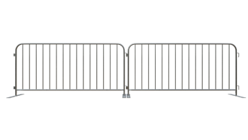 Walkthrough safety metal crowd control barrier1