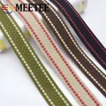 5Meters 38mm Polyester Cotton Webbings High Tenacity Backpack Strap Webbing Ribbon Sewing Tape Bias Binding Clothes Accessories