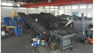 Horizontal Metal Chips Briquetter