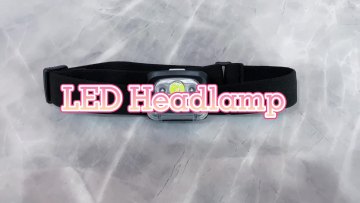 Outdoor Smart LED Headlights Headlamp Waterproof Running Red LED Light Battery Headlamp1