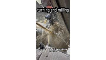 turnin and milling combined machine