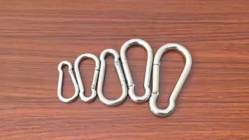 Various Sizes Carabiner Stainless Steel Spring Snap Hook Carabiner 304 Stainless Steel Clips1