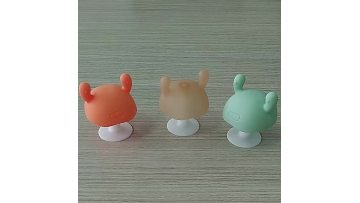 Silicone mushroom teether