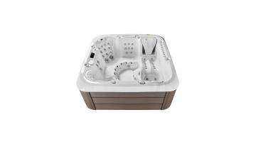 Hot Sale 6 Person Outdoor Hot Tub  Massage Bathtub Deep Soaking Spa Tub for Garden
