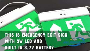 LED emergency exit light