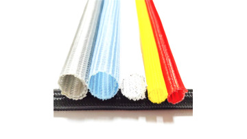 self closing with overlap Woven sleeving video