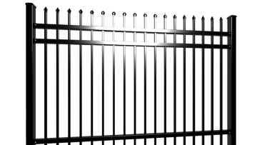 High quality ornaments wrought iron panel fence1