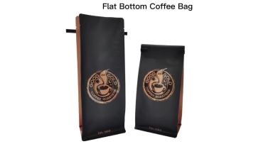 flat bottom coffee bag New