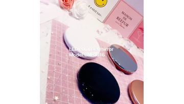 LED Lighted Compact Makeup Mirror