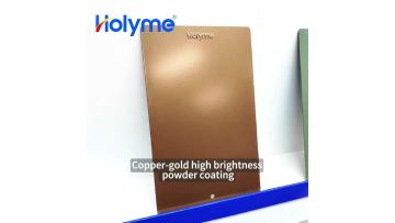 Copper-gold high brightness powder coating~1