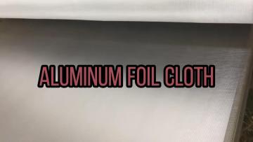 Heat-proof fiberglass aluminum foil cloth