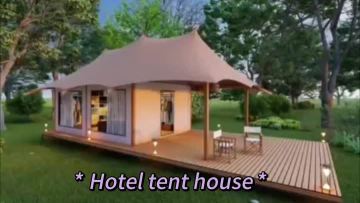 Hotel tent house