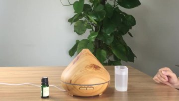 Essential Oil Diffuser Large Capacity 500ml Cool Mist Humidifier with 7 LED Colors Lights Aromatherapy Diffuser1