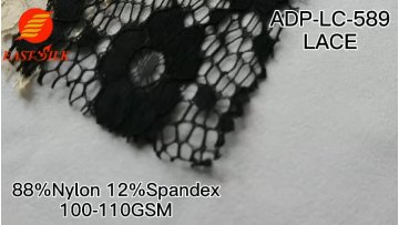 Best design graceful multi tessuto in pizzo bianco color multi color soft lace dress nylon spandex fabric1