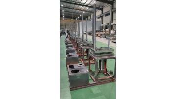 Injection molding machine production plant show