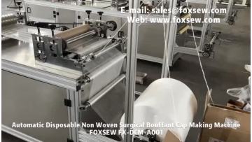 Automatic Non-Woven Disposable Bouffant Cap Making Machine
