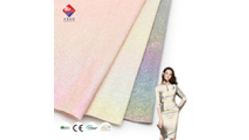 Satin Shinny Liquid 68%Cotton 32%Polyester Comfortable Foil Coated Silk Fabric for Garment1